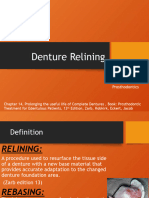 Denture Relining and Repairs