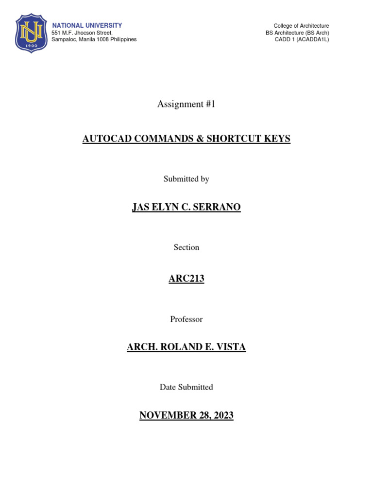 AutoCAD Commands and Shortcuts Guide | PDF | Command Line Interface ...