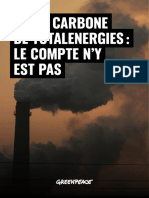 Rapport Greenpeace Bilan Carbone Total VDEF