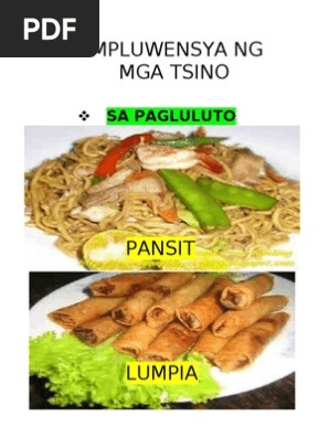 40+ Best Collections Noong Panahon Ng Mga Pagkain Na Impluwensya Ng Mga