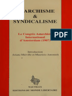 Anarchisme & Syndicalisme - Le Congrès Anarchiste 1907