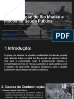 Contaminação Do Rio Macaé e Riscos de Saúde Pública