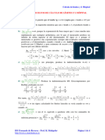 Problemas Resueltos de Calculo de Limites y LHopital