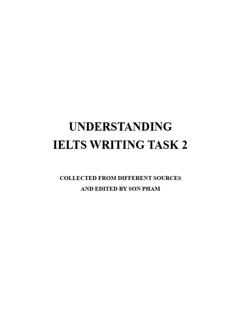 Understanding Ielts Writing Task 2 | PDF