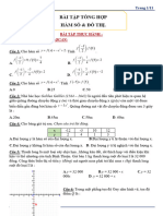 8 Bài tập tổng hợp hàm số và đồ thị