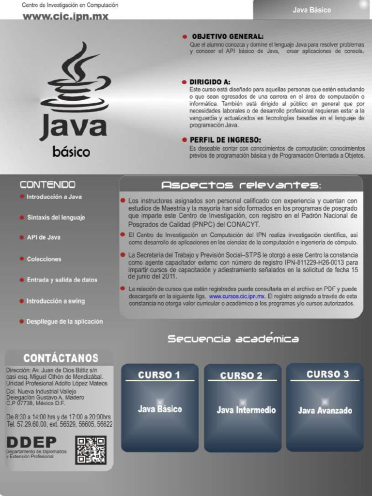 Java b sico pdf java lenguaje de programaci n tecnolog as de la