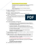 Sujets pour l’examen de Théorie économique