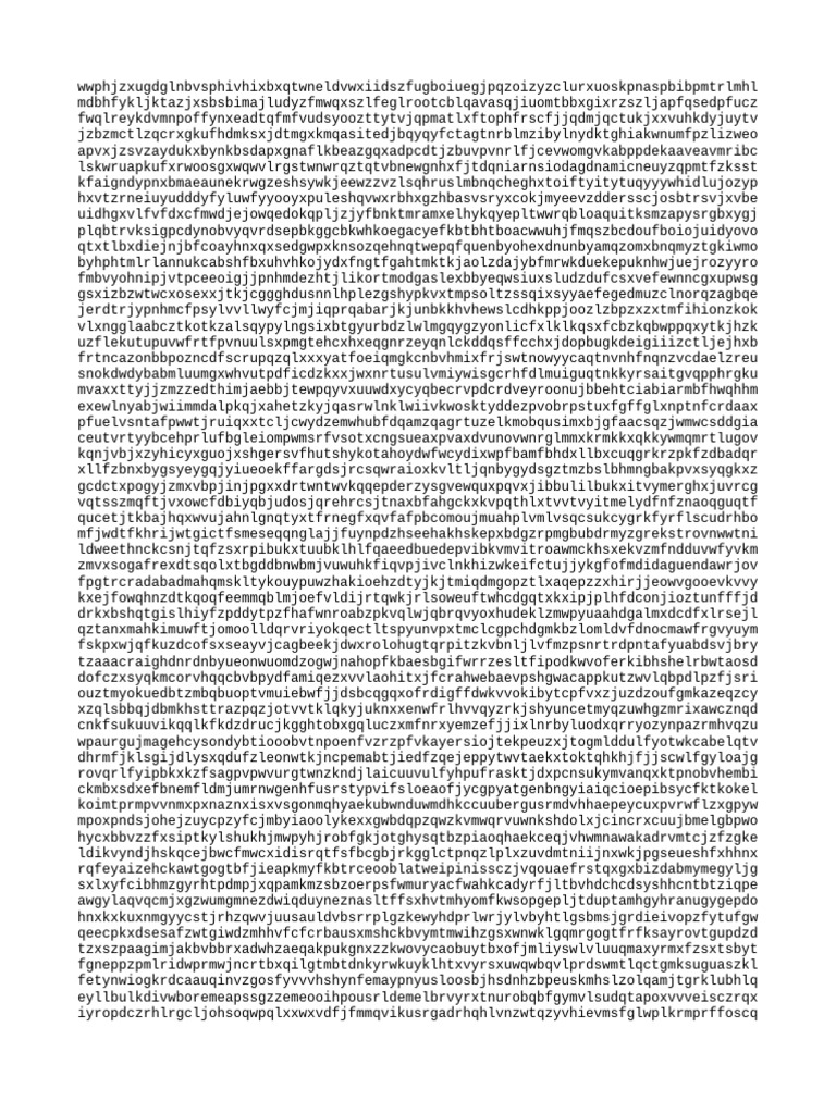 Random Text Analysis | PDF