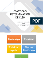 Práctica 3 Determinación CL50