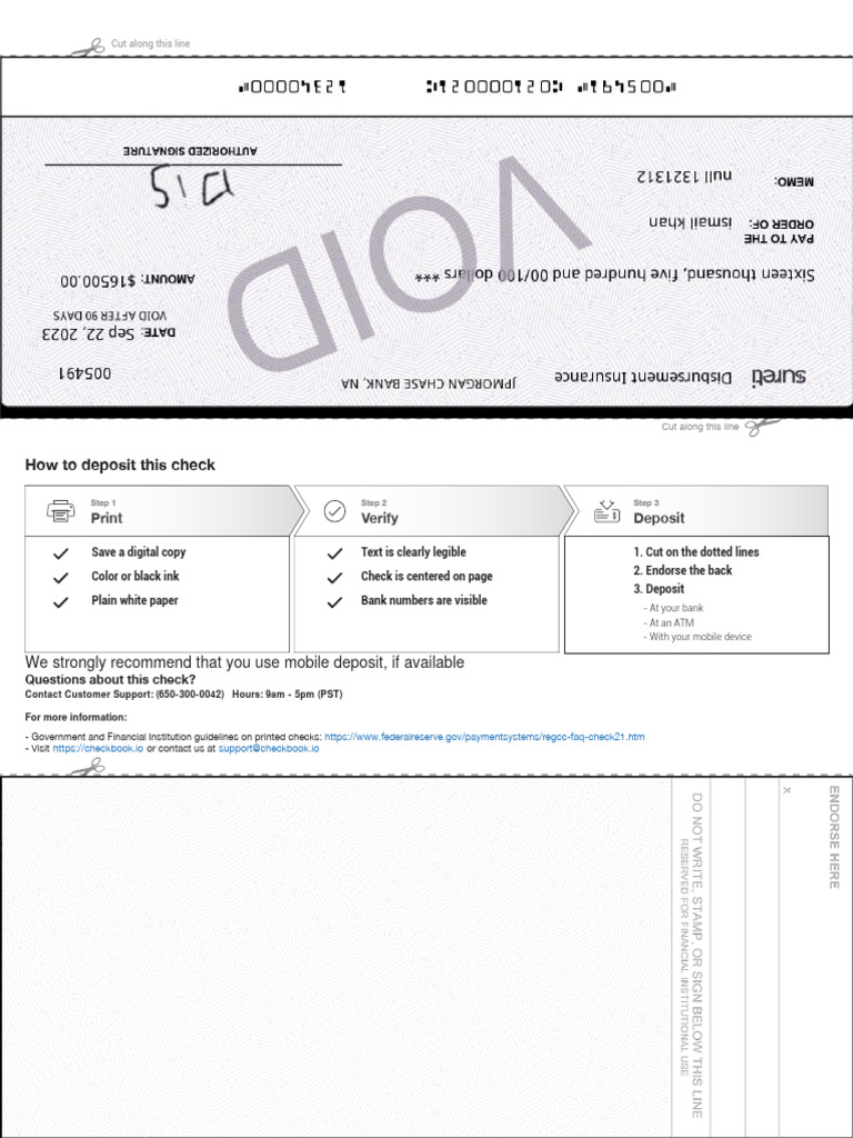 How to Deposit a Check Guide | PDF