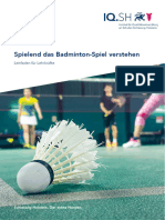 Spielend Das Badminton-Spiel Verstehen