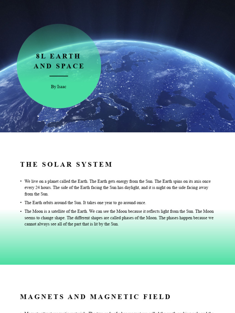 8l Earth and Space | PDF
