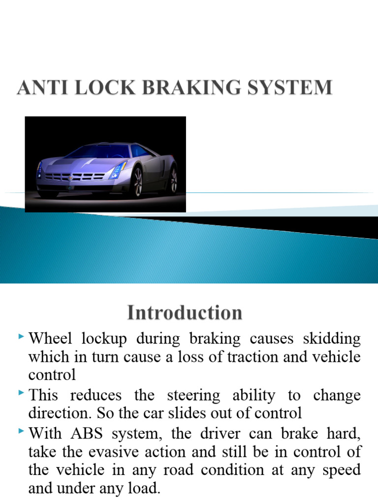 Anti Lock Braking System PDF