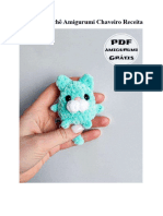 Gato de Croche Amigurumi Chaveiro Receita