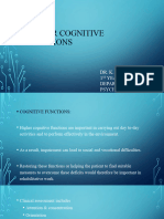 Higher Cognitive Functions 2