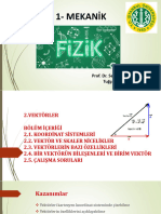 Fizik1 Ders2 Vektörler