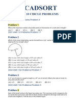 Amc 10 Circle Problems 2