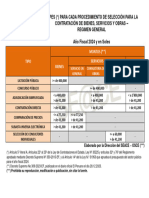 Topes Procedimientos de Selección 2024 PDF