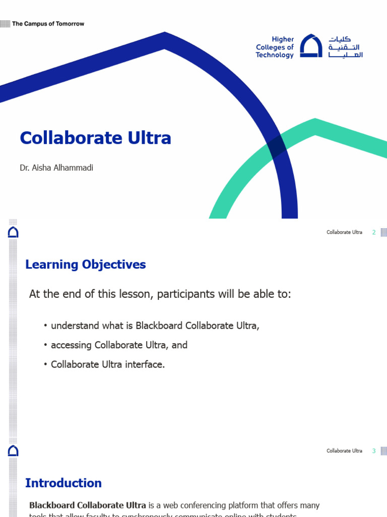 Blackboard Collaborate Ultra Guide | PDF | Web Conferencing | Internet