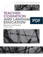 Teacher Cognition and Language Education Research and Practice