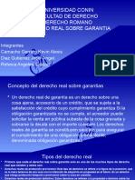 Expo DERECHO REALES DE GARANTIA