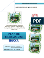 Plan de Trabajo EDUCCA 2021