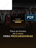 Plano de Estudos de 6 Meses para Procuradorias Comcapa