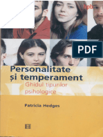 Hedges Personalitate Si Temperament Ghidul Tipurilor Psihice PDF Free