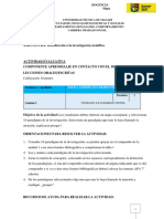 ACT 1 DOCENCIA 1 - U1 - Introducción A La Investigación Cientifica D