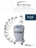 Alma Harmony 780 950 Laser HandpieceUserManual