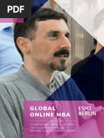 ESMT Berlin Global Online MBA Brochure