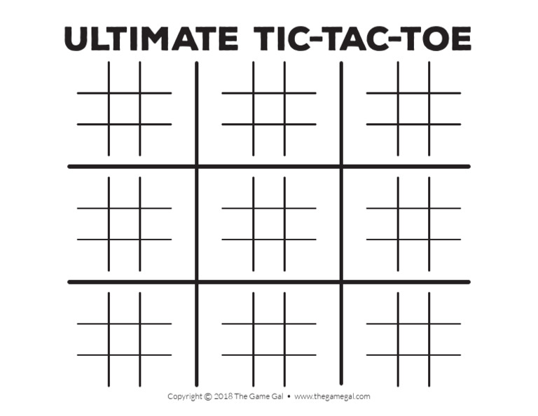 Ultimate Tic Tac Toe | PDF