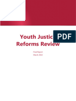Youth Justice Reforms Review March 2022