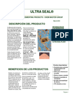 Data Sheet ofUltra Seal Spanish