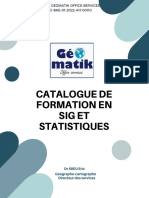 Catalogue de Formation en Sig Et Statistiques-1-1