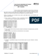 Como Calcular Consumo de Tecido