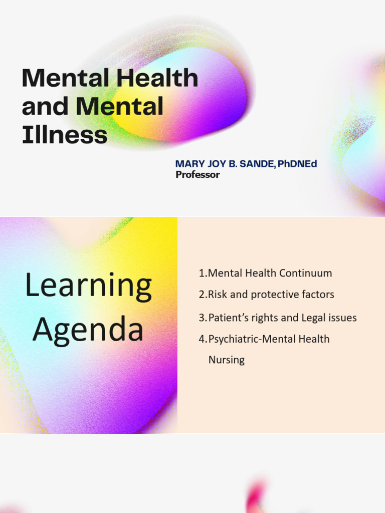 Mental Health and Patient Rights | PDF | Mental Disorder | Mental Health