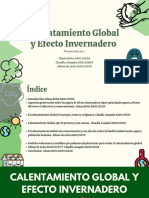 Calentamiento Global y Efecto Invernadero 1.1