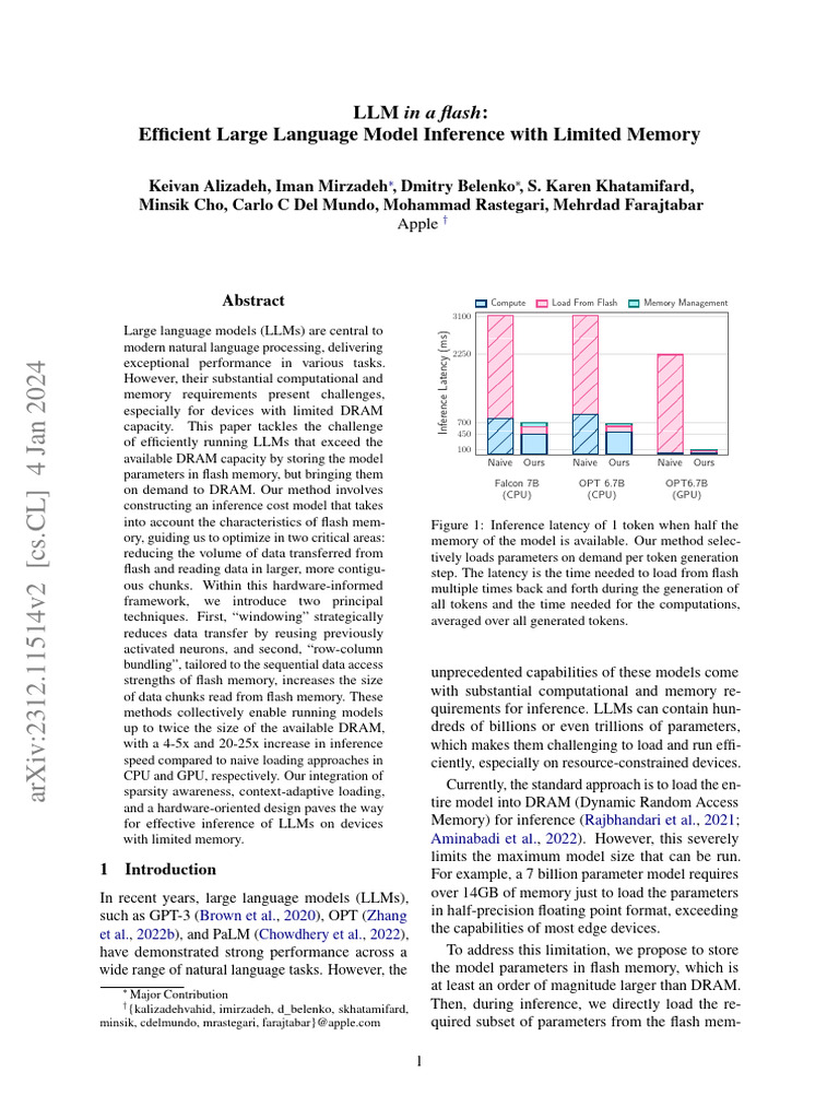 A Large Language Model (LLM) research paper | PDF | Computer Memory ...