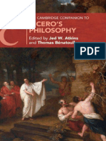 Thomas Benatouil (Editor) - Jed W. Atkins (Editor) - The Cambridge Companion To Cicero's Philosophy-Cambridge University Press (2021)