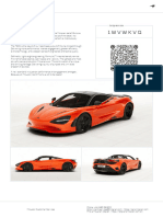 McLaren 750S Order 1WVWKVQ Summary 2023-12-01