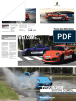 Brochure Porsche Track Experience Australia