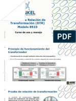 2022-AEMC-Medidor de Relación de Transformación DTR 8510 Uso y Manejo - Revisión 6