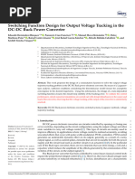 Switching Function Design For Output Voltage Tracking in The DC DC Buck Power Converter