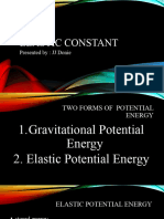 Elastic Constant