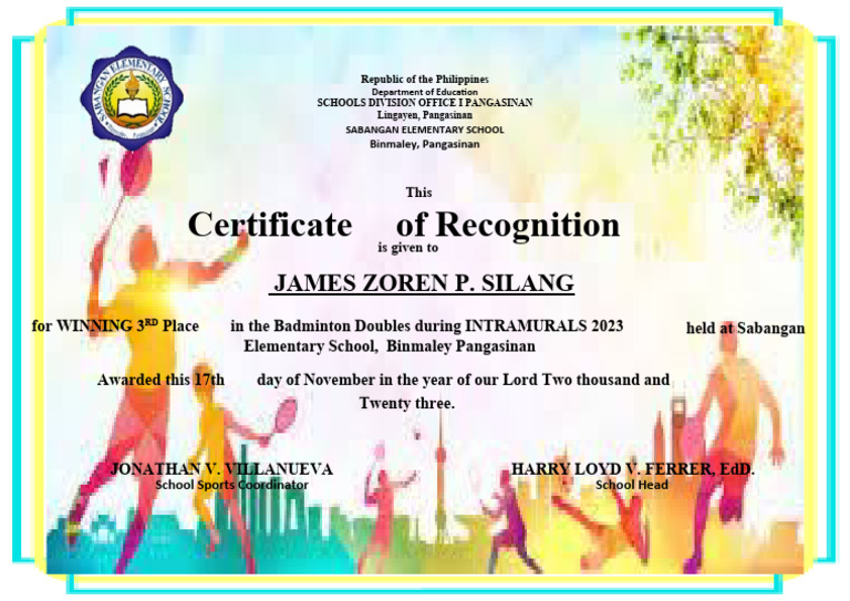 Certificate Winners PDF