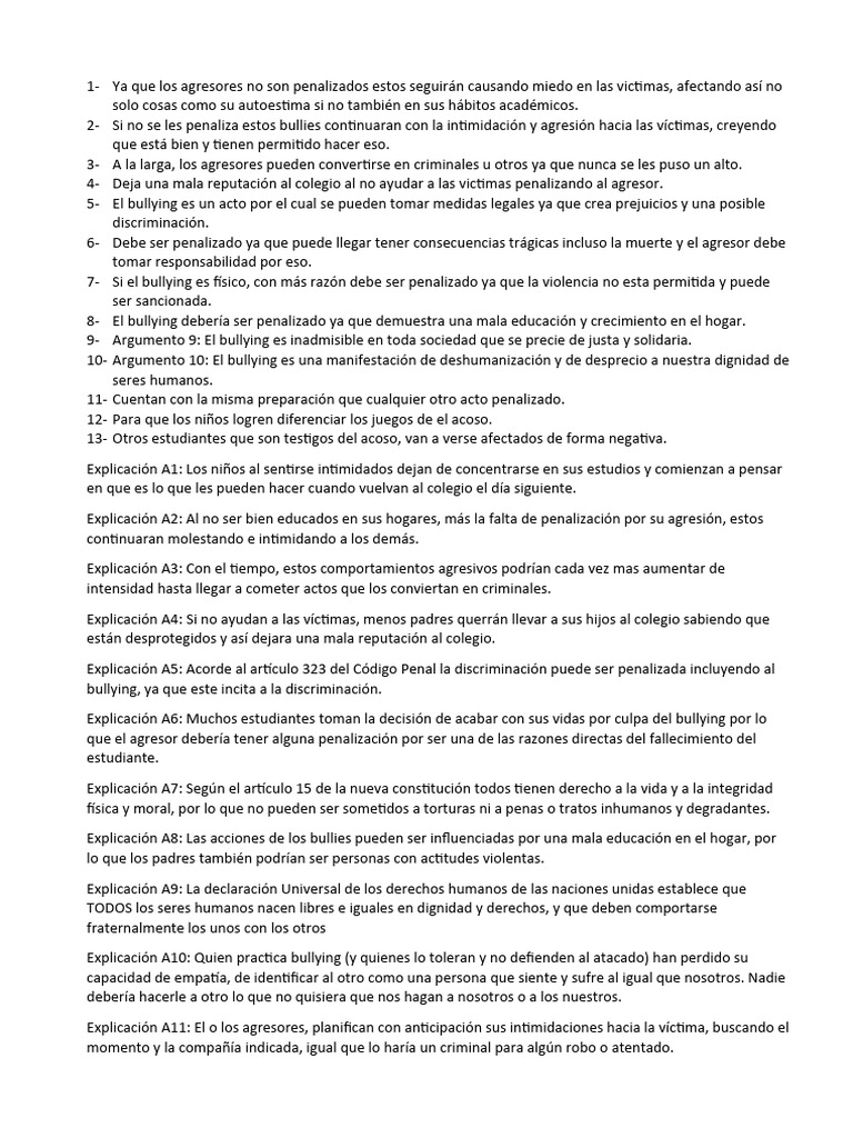 Bullying Debate 3 1 PDF
