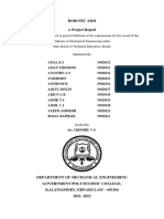 Robotic Arm Project Report 