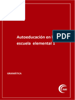 Autoeducacion. Gramatica 1 2