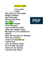 I Am An African Child